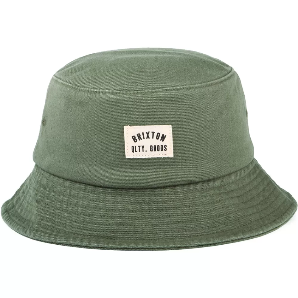 Chapeaux Bob | Bobs^Brixton Chapeau Bob Délavé Pliable Woodburn olive