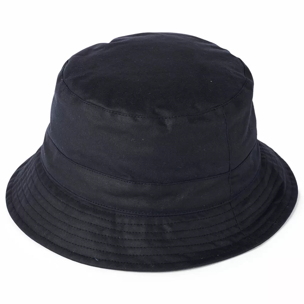 Chapeaux Bob | Bobs^Failsworth Chapeau Bob en Coton Ciré Britannique bleu marine