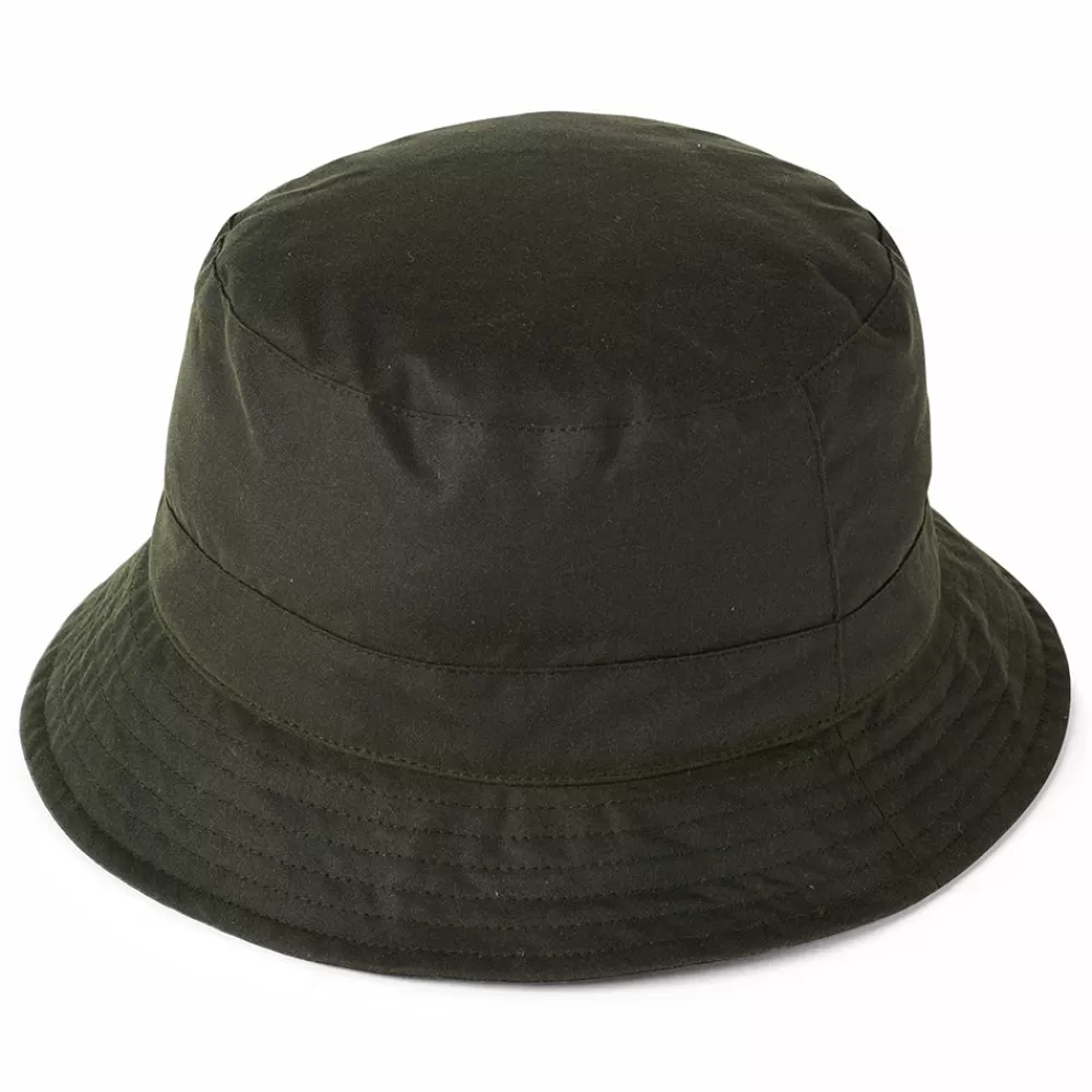Chapeaux Bob | Bobs^Failsworth Chapeau Bob en Coton Ciré Britannique olive
