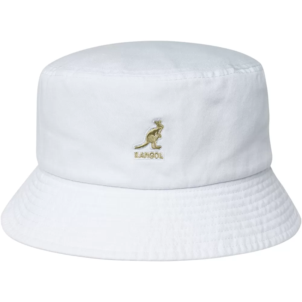 Chapeaux Bob | Chapeaux Été^Kangol Chapeau Bob en Coton Délavé blanc