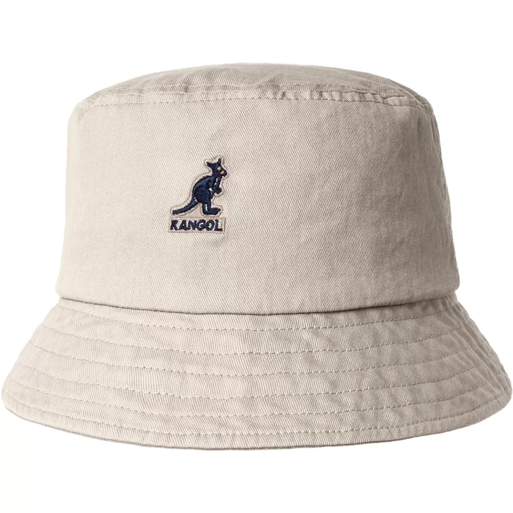 Chapeaux Bob | Chapeaux Été^Kangol Chapeau Bob en Coton Délavé khaki