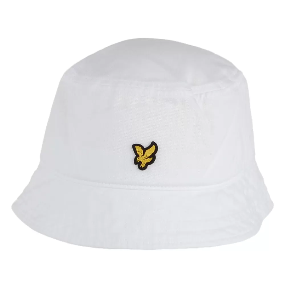 Chapeaux Bob | Chapeaux Été^Lyle & Scott Chapeau Bob en Coton Sergé blanc LYLE & SCOTT