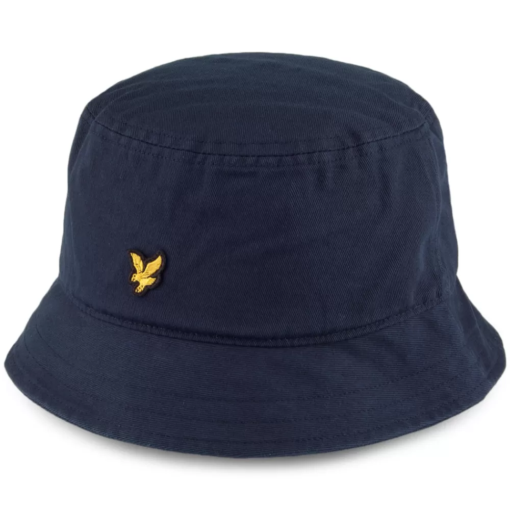 Chapeaux Bob | Chapeaux Été^Lyle & Scott Chapeau Bob en Coton Sergé bleu marine LYLE & SCOTT