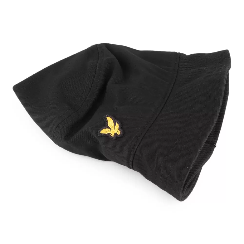 Chapeaux Bob | Chapeaux Été^Lyle & Scott Chapeau Bob en Coton Sergé noir LYLE & SCOTT