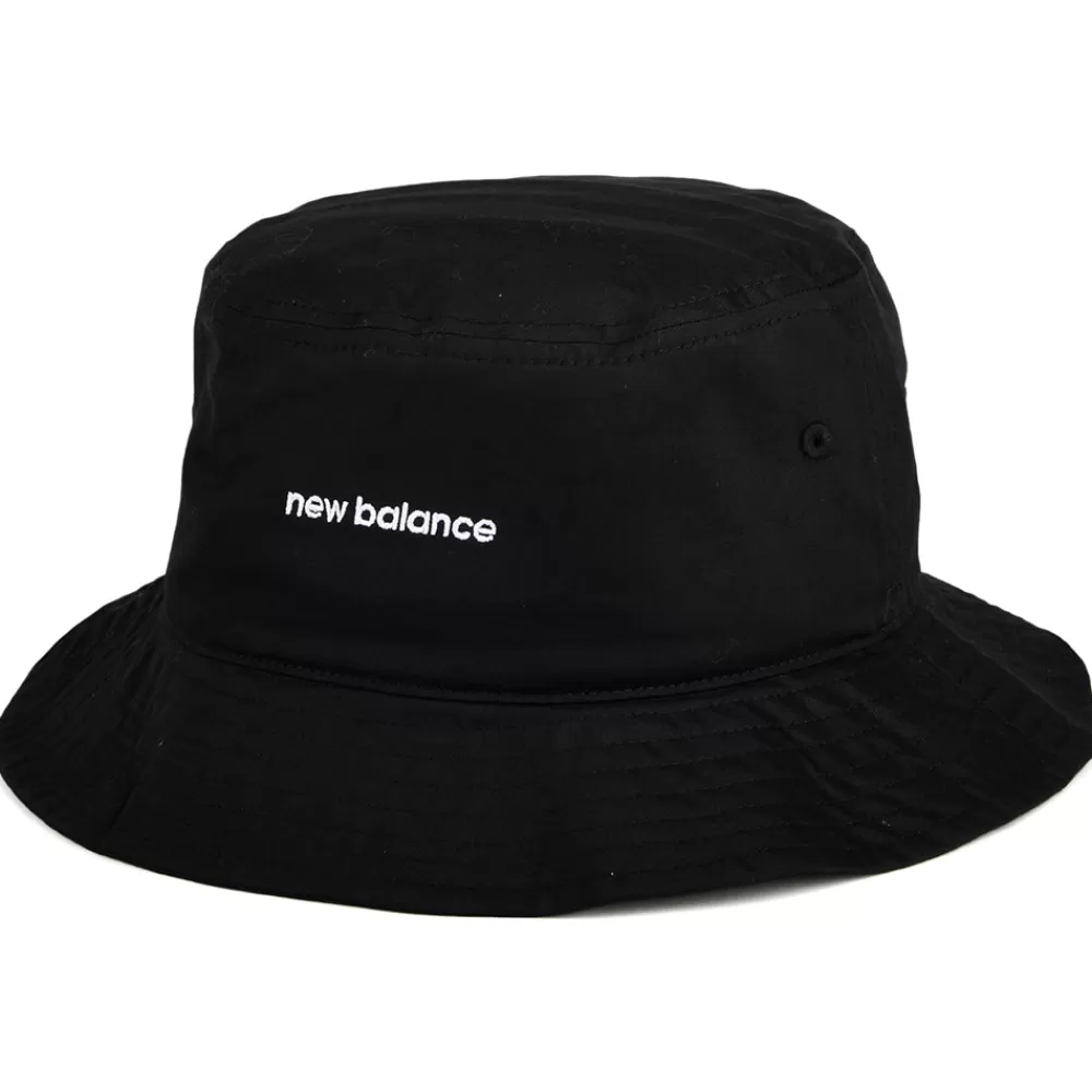 Chapeaux Bob | Bobs^New Balance Chapeau Bob en Coton Sergé noir