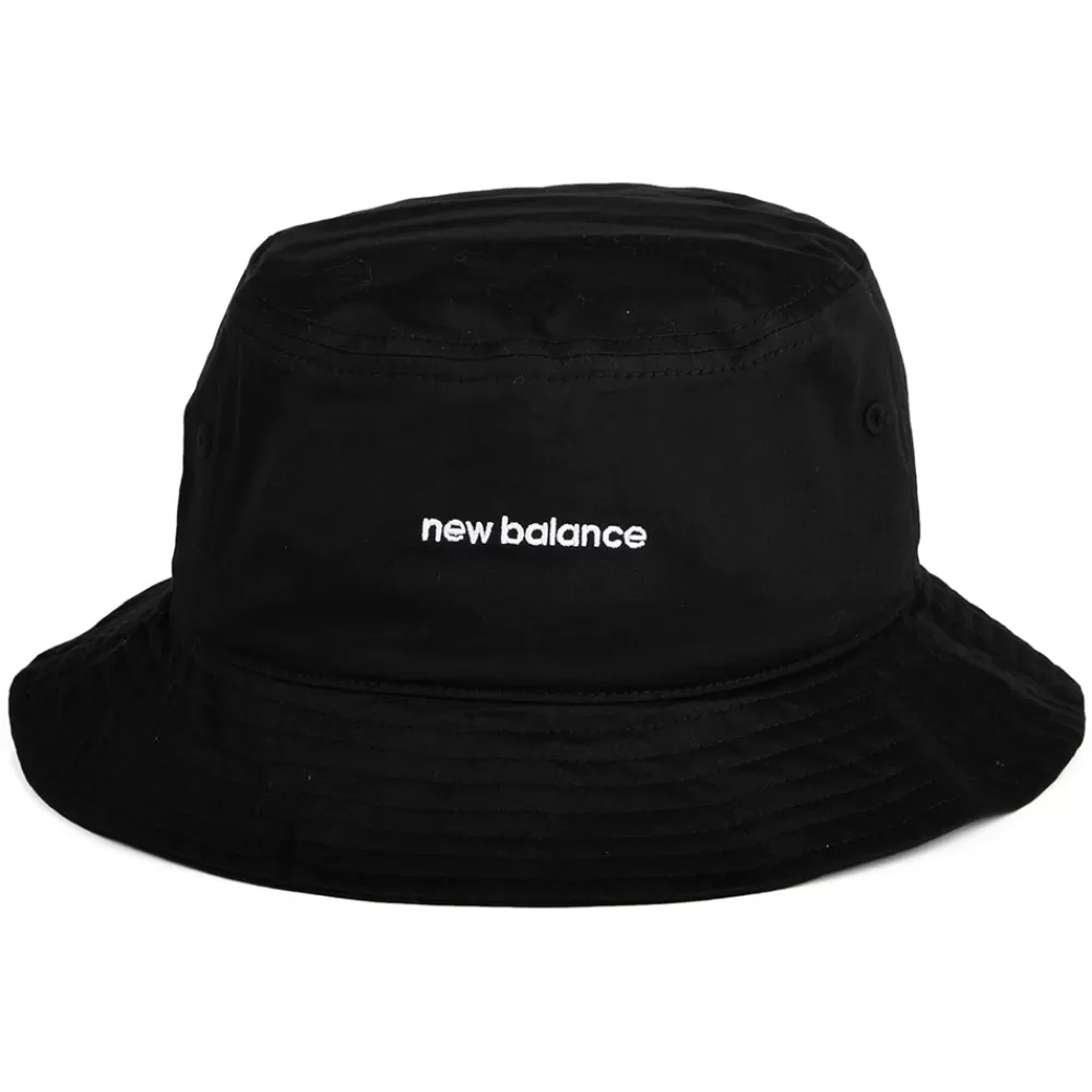 Chapeaux Bob | Bobs^New Balance Chapeau Bob en Coton Sergé noir