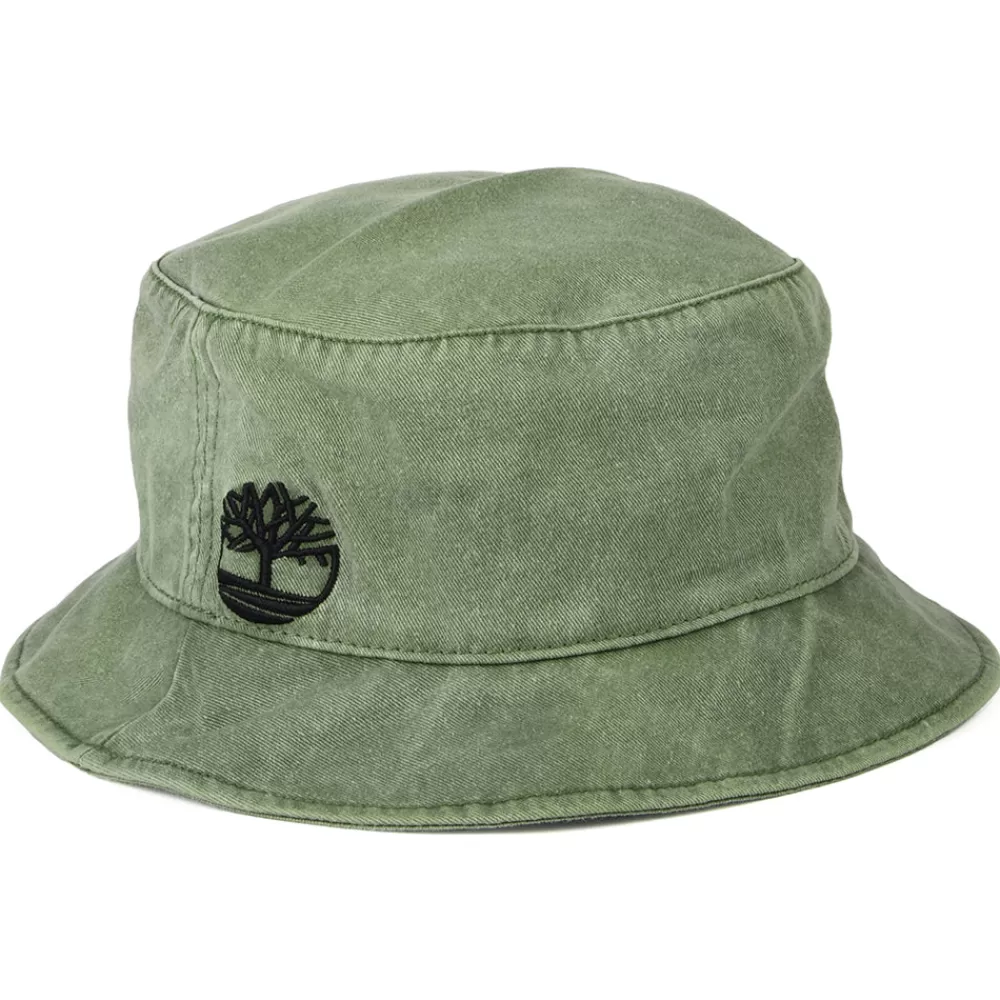 Chapeaux Bob | Bobs^Timberland Chapeau Bob en Coton Teinture Pigmentaire olive