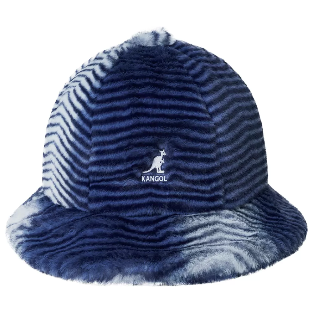 Fausse Fourrure | Chapeaux Bob^Kangol Chapeau Bob en Fausse Fourrure Casual bleu-multi