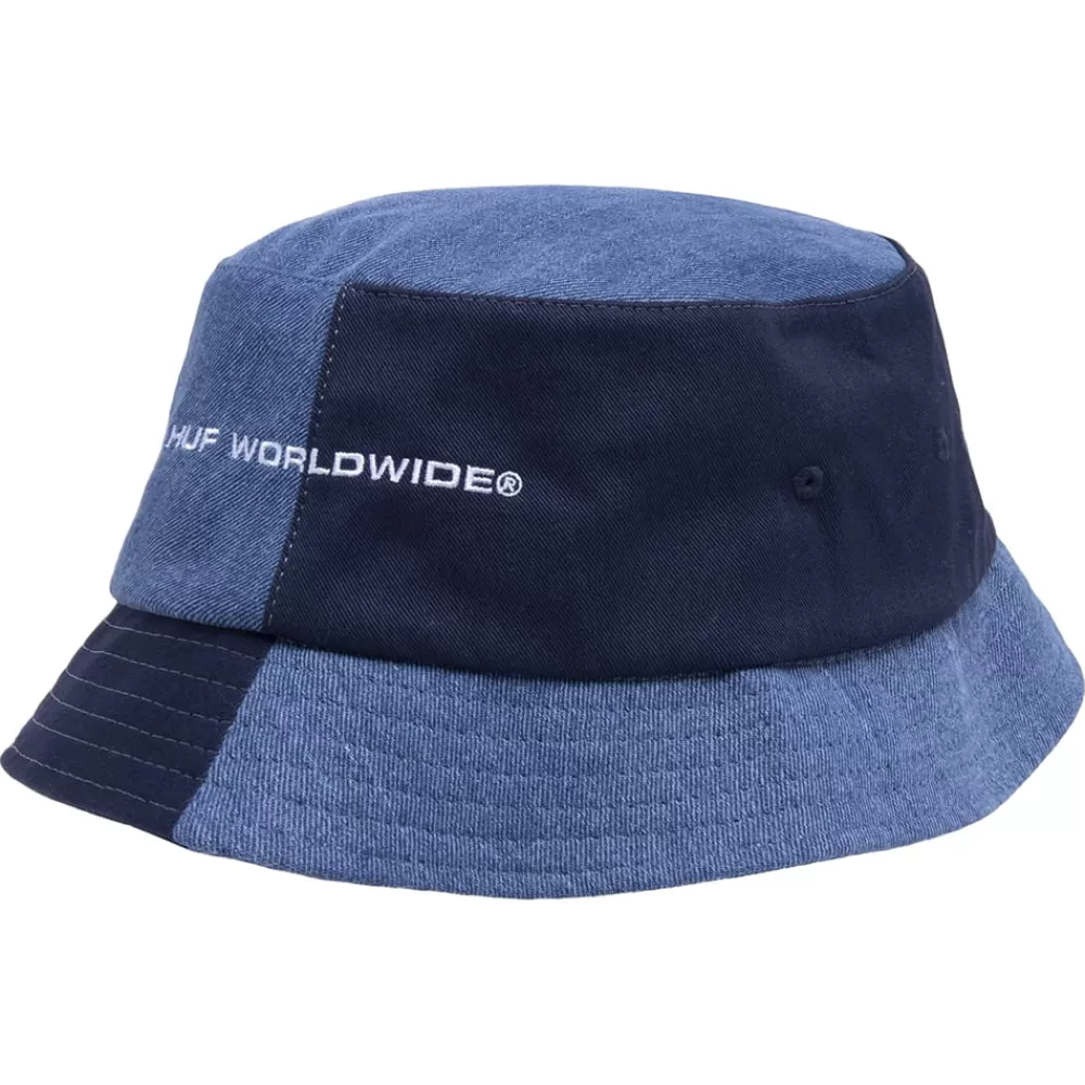 Chapeaux Bob | Bobs^HUF Chapeau Bob en Jean Block Out bleu