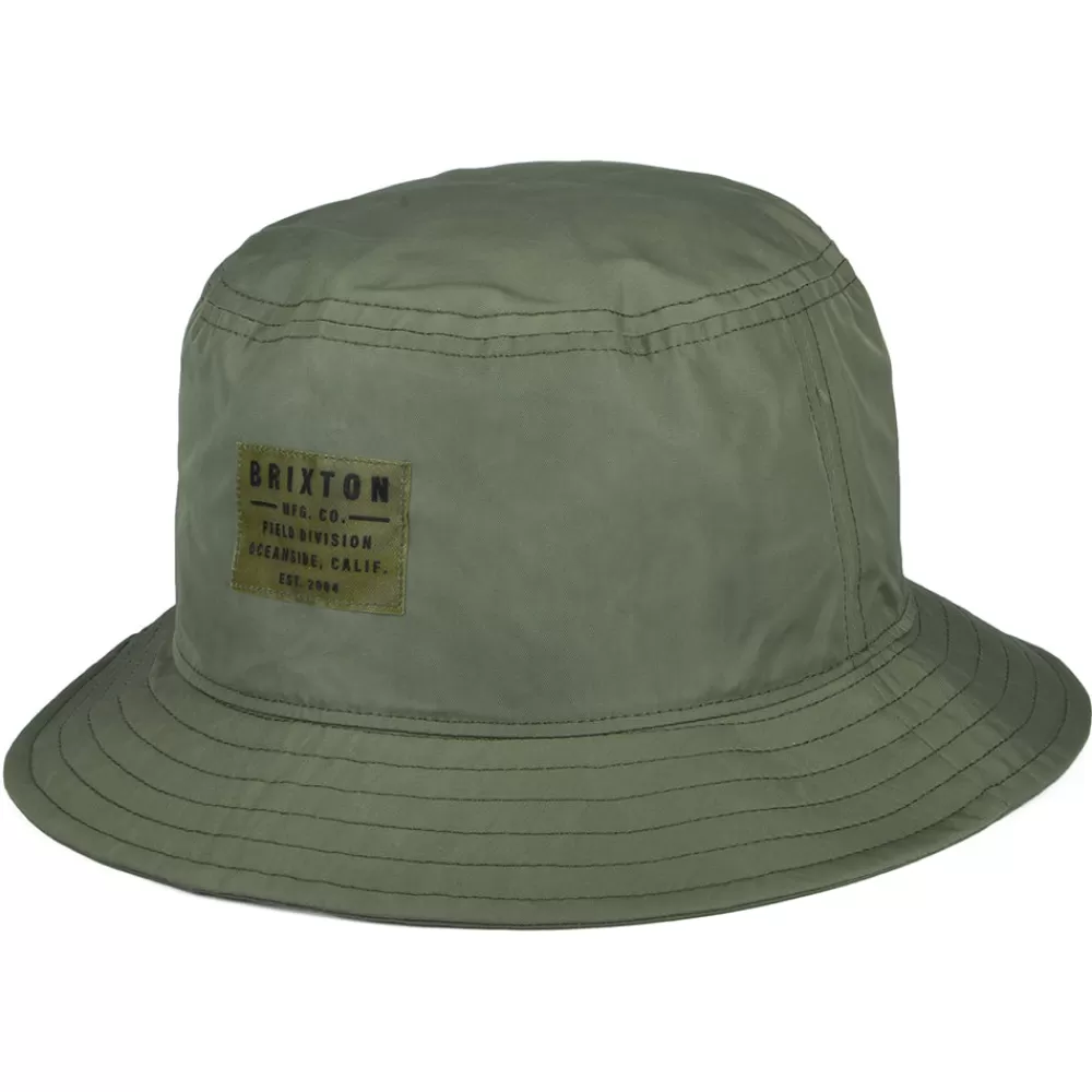 Chapeaux Bob | Bobs^Brixton Chapeau Bob en Nylon Pliable Vintage olive