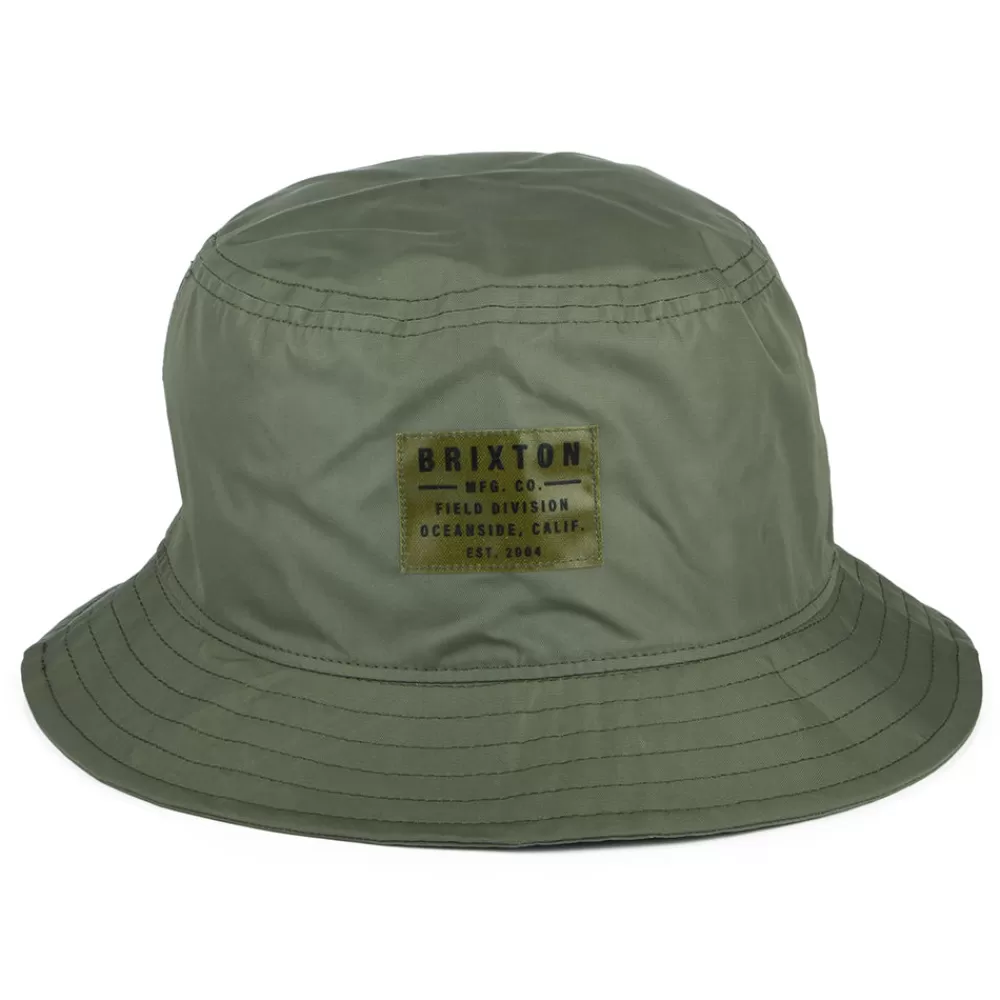 Chapeaux Bob | Bobs^Brixton Chapeau Bob en Nylon Pliable Vintage olive
