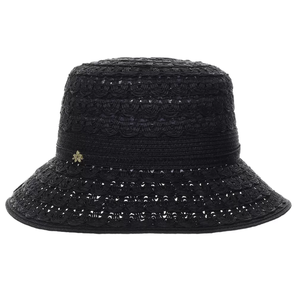 Chapeaux Été | Chapeaux De Paille^Cappelli Chapeau Bob en Papier Tressé Sorina noir