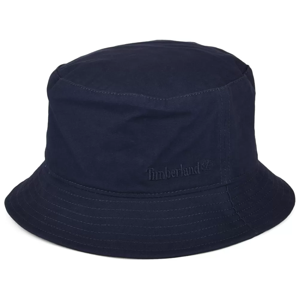 Chapeaux Bob | Bobs^Timberland Chapeau Bob en Toile de Coton Peau de Pêche bleu marine