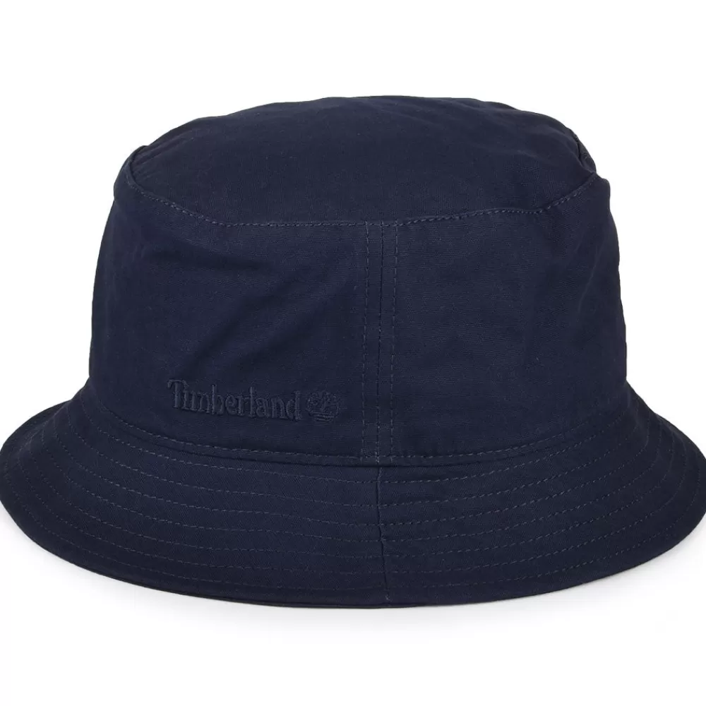 Chapeaux Bob | Bobs^Timberland Chapeau Bob en Toile de Coton Peau de Pêche bleu marine