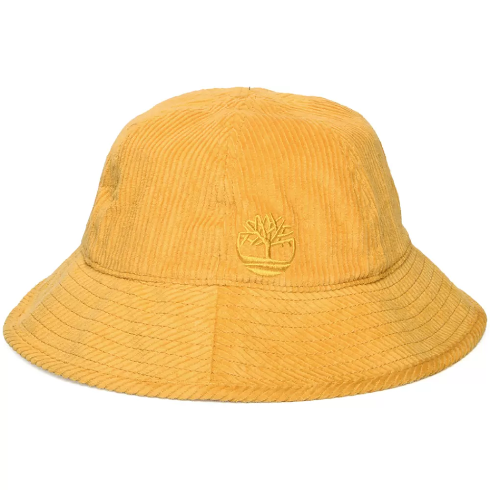 Chapeaux Bob | Bobs^Timberland Chapeau Bob en Velours Côtelé Calotte Ronde moutarde