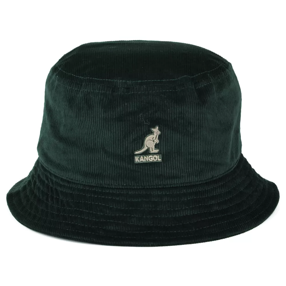 Chapeaux Bob | Bobs^Kangol Chapeau Bob en Velours Côtelé forêt