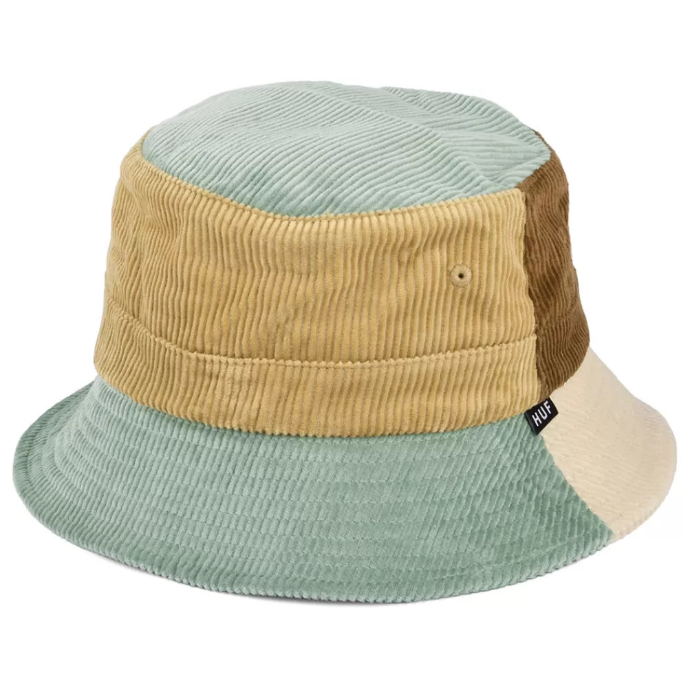 Chapeaux Bob | Bobs^HUF Chapeau Bob en Velours Côtelé Multi Panel bleu clair