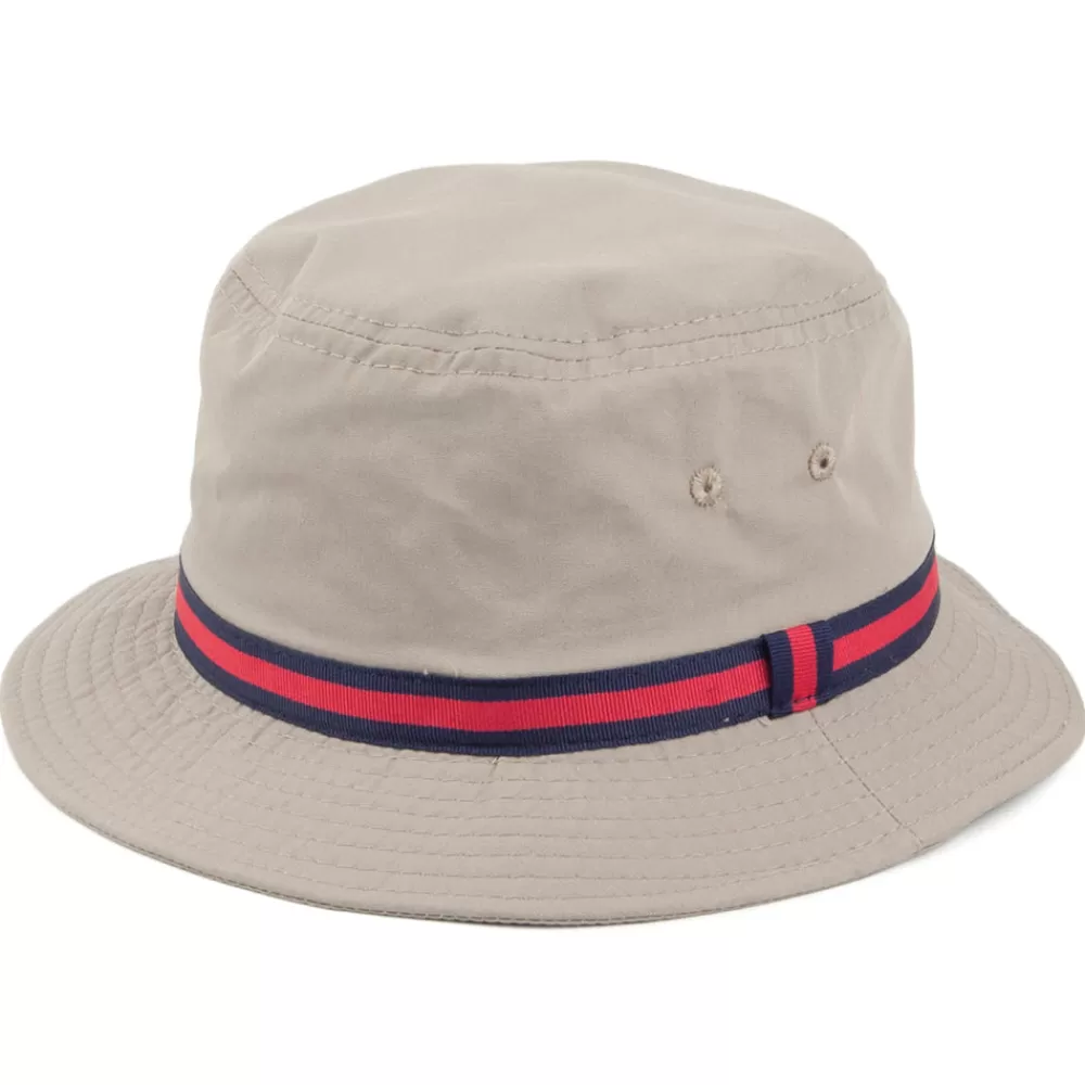 Chapeaux Bob | Chapeaux Été^Dorfman Pacific Chapeau Bob Hydrofuge à Rayures khaki