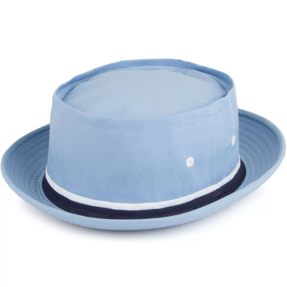 Chapeaux Été | Chapeaux Bob^Dorfman Pacific Chapeau Bob Pliable bleu clair DORFMAN-PACIFIC