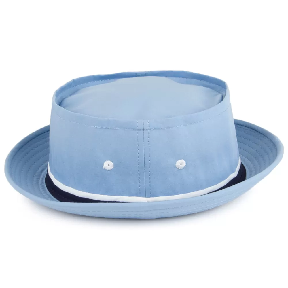Chapeaux Été | Chapeaux Bob^Dorfman Pacific Chapeau Bob Pliable bleu clair DORFMAN-PACIFIC