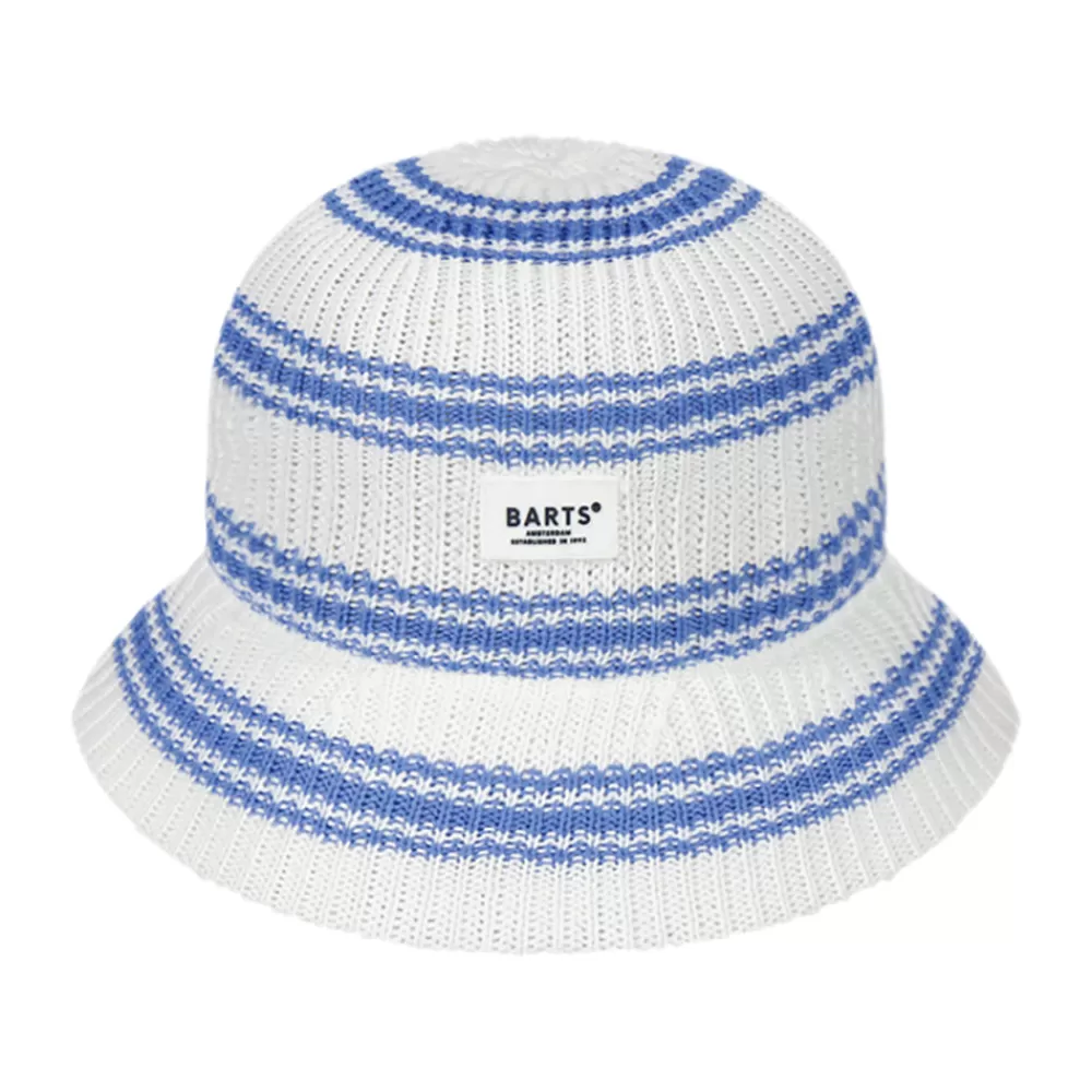 Chapeaux Été | Chapeaux Bob^Barts Chapeau Bob Recyclé Fijis blanc-bleu