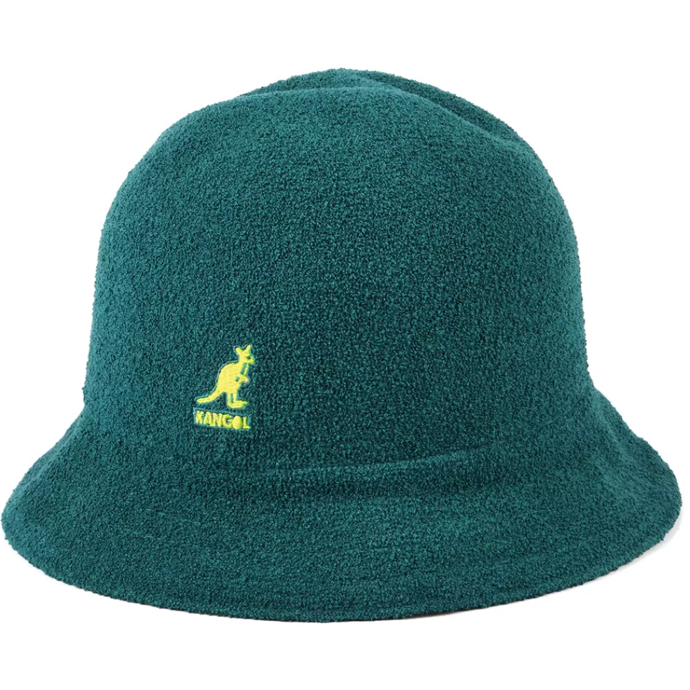 Chapeaux Bob | Chapeaux Été^Kangol Chapeau Bob Réversible Casual Flip It bleu sarcelle-citron vert