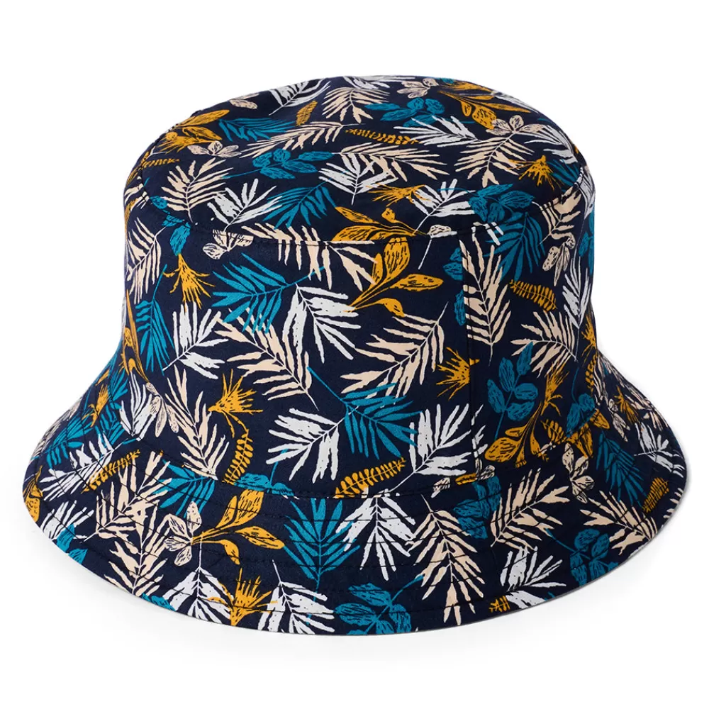 Chapeaux Bob | Chapeaux Été^Failsworth Chapeau Bob Réversible en Coton bleu marine foncé