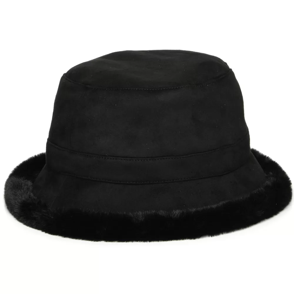 Fausse Fourrure | Chapeaux Hiver^Whiteley Chapeau Bob Réversible en Fausse Fourrure noir