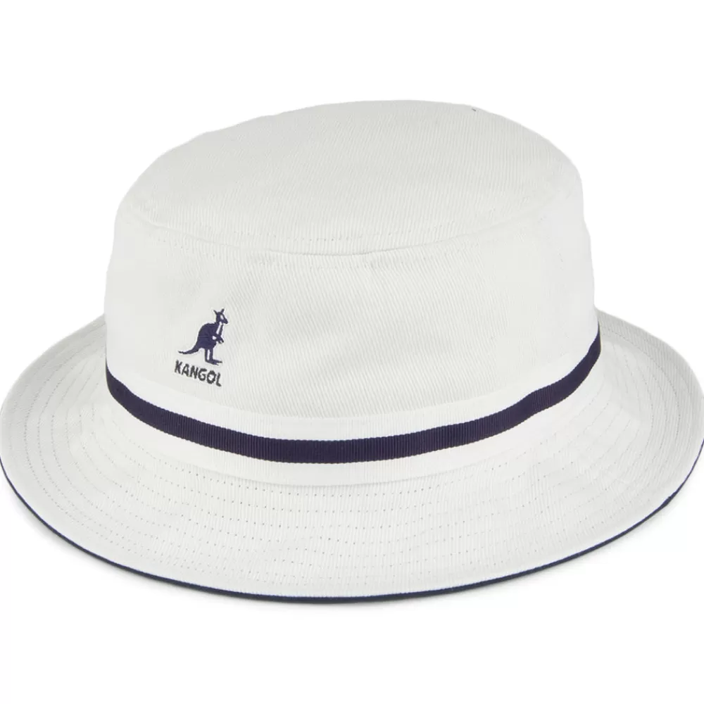 Chapeaux Bob | Bobs^Kangol Chapeau Bob Stripe Lahinch blanc