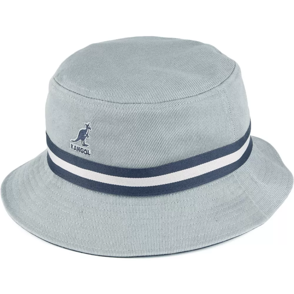 Chapeaux Bob | Bobs^Kangol Chapeau Bob Stripe Lahinch gris clair