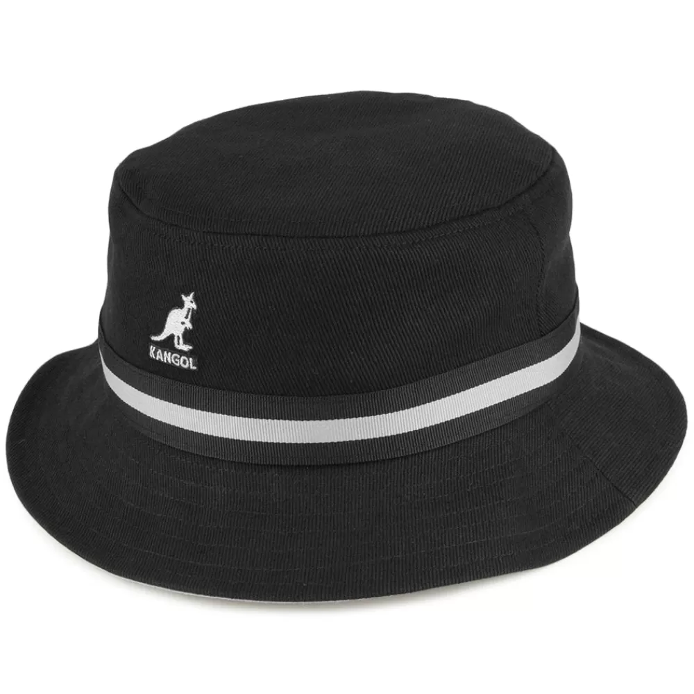 Chapeaux Bob | Bobs^Kangol Chapeau Bob Stripe Lahinch noir