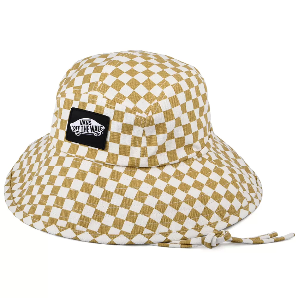 Chapeaux Bob | Bobs^Vans Chapeau Bob Sunny Side Check sable-blanc