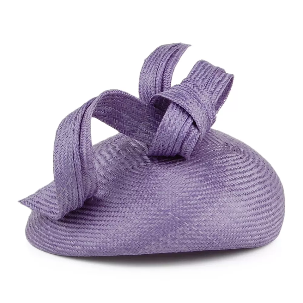 Chapeaux De Paille | Chapeaux Cérémonie^Whiteley Chapeau Calot en Paille Duchesse De Cambridge lavande