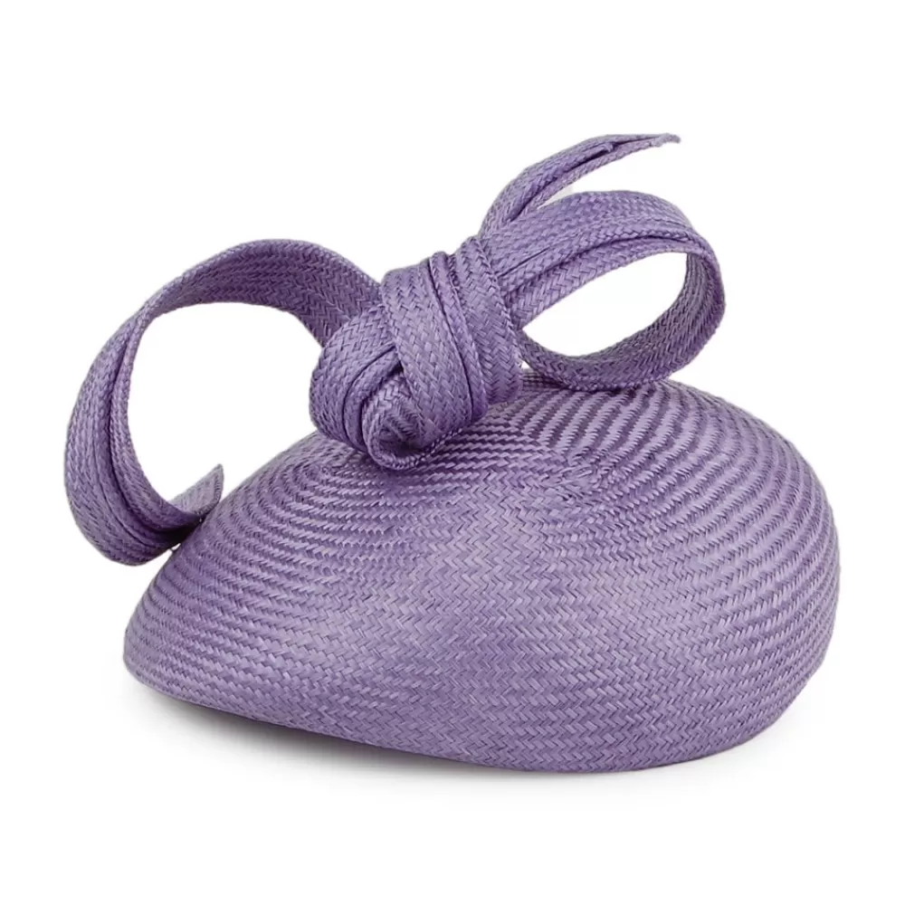 Chapeaux De Paille | Chapeaux Cérémonie^Whiteley Chapeau Calot en Paille Duchesse De Cambridge lavande