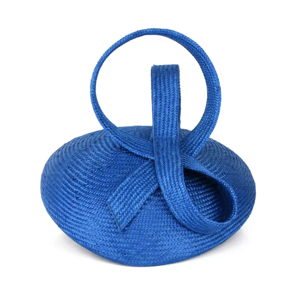 Chapeaux De Paille | Chapeaux Cérémonie^Whiteley Chapeau Calot en Paille Jenny bleu vif