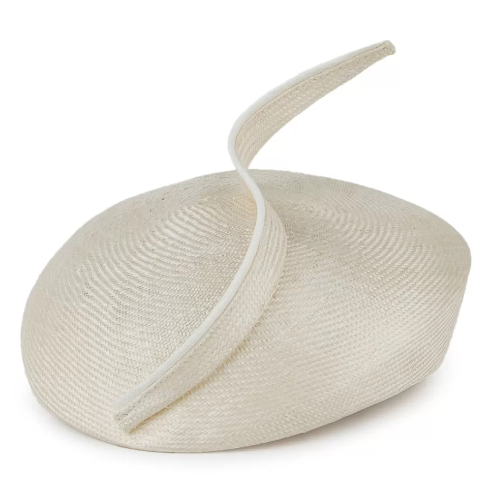 Chapeaux De Paille | Chapeaux Cérémonie^Whiteley Chapeau Calot en Paille Luna ivoire