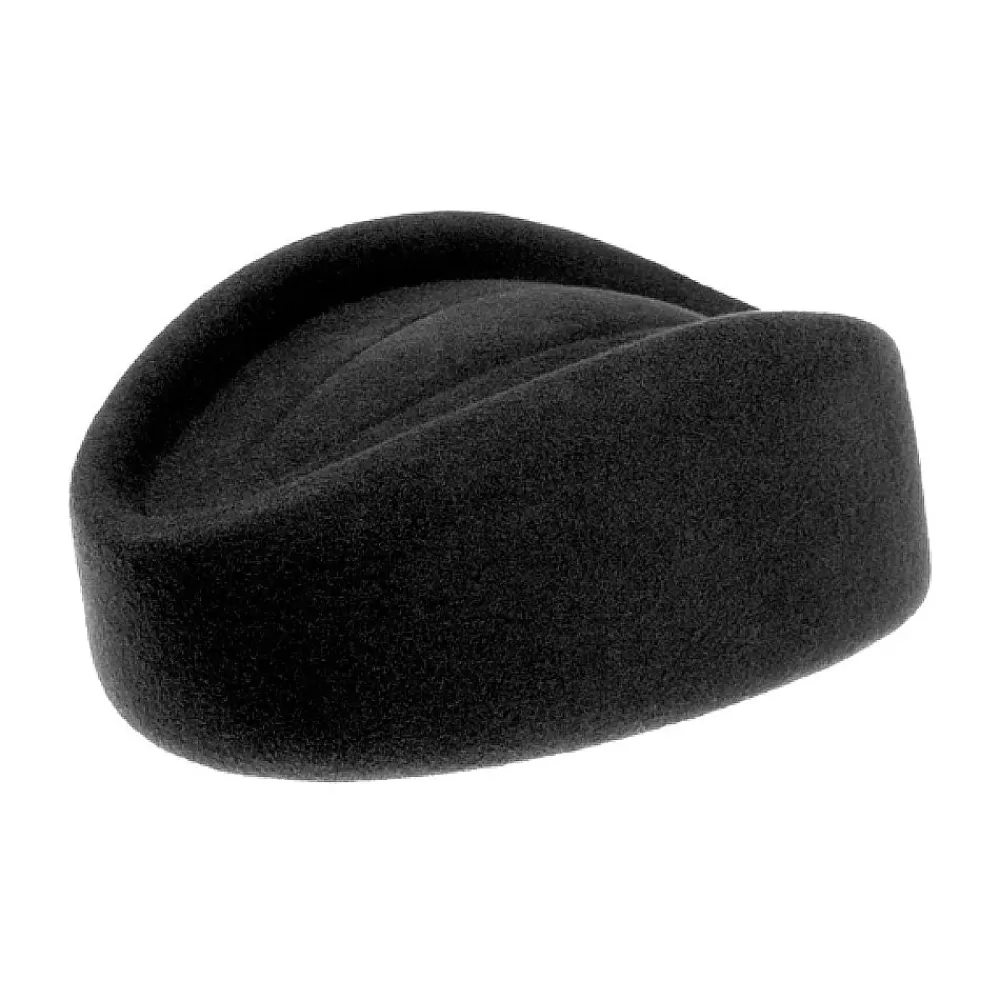 Chapeaux Cérémonie | Chapeaux Calots^sur la tête Chapeau Calot Hôtesse de l'Air noir SUR LA TÊTE