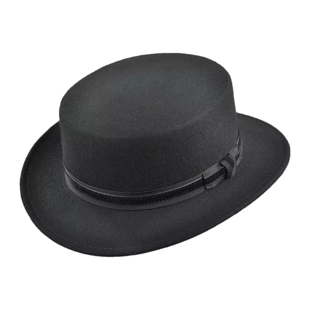 Petite Tailles | Chapeaux Hiver^sur la tête Chapeau Canotier Bernadette noir SUR LA TÊTE
