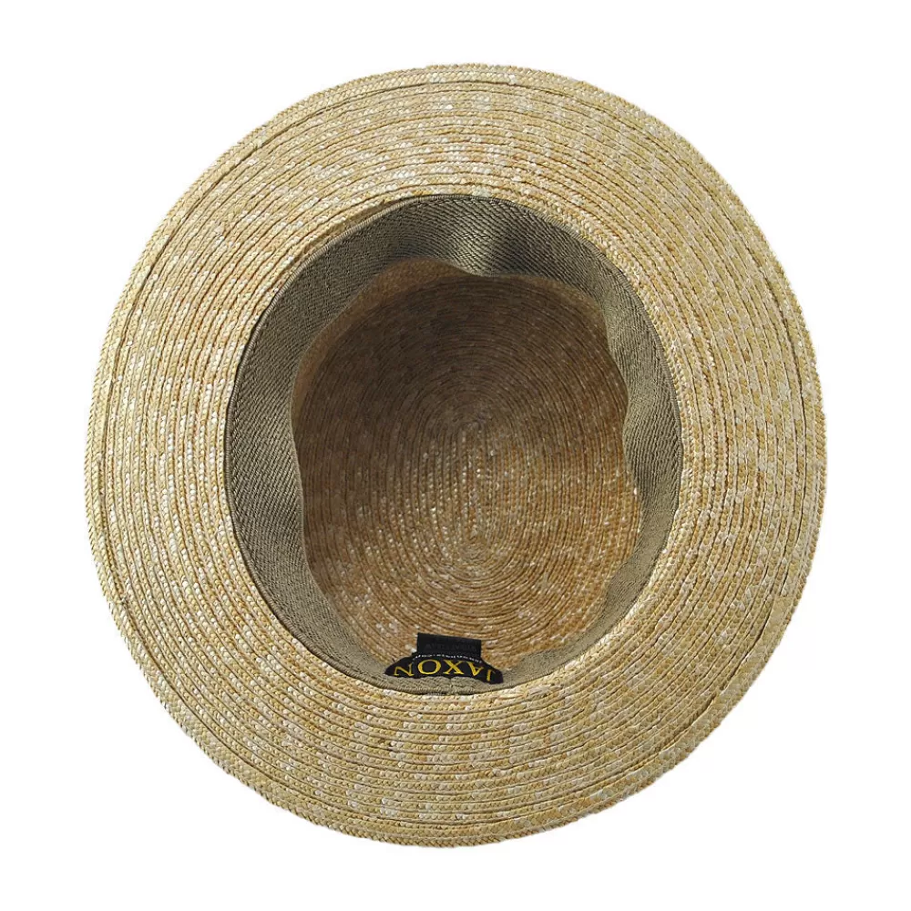 Chapeaux Été | Chapeaux De Paille^Jaxon & James Chapeau Canotier en Paille avec Bandeau à Rayures naturel JAXON & JAMES