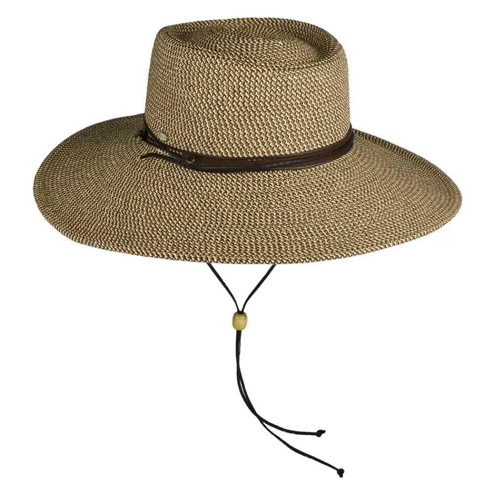 Chapeaux Été | Chapeaux Femme^Scala Chapeau Canotier en Papier Tressé Bruges marron