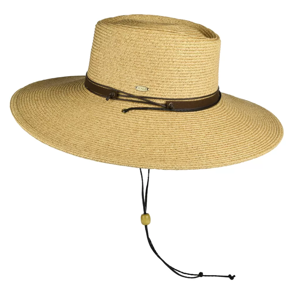 Chapeaux Été | Chapeaux Femme^Scala Chapeau Canotier en Papier Tressé Bruges naturel