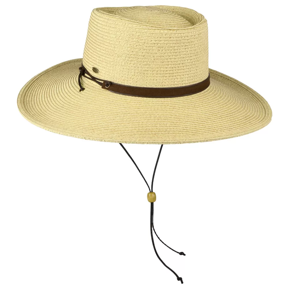 Chapeaux Été | Chapeaux Femme^Scala Chapeau Canotier en Papier Tressé Bruges toast