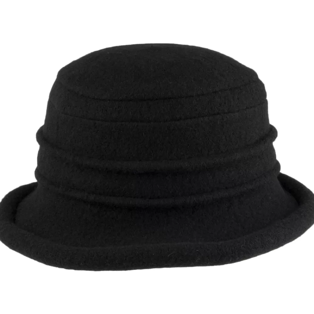 Chapeaux Hiver | Chapeaux Cloche^Scala Chapeau Cloche en Laine Tula noir