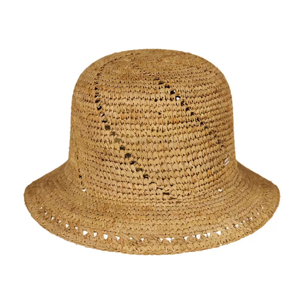 Chapeaux De Paille | Chapeaux Cloche^Barts Chapeau Cloche en Paille Tikia marron clair
