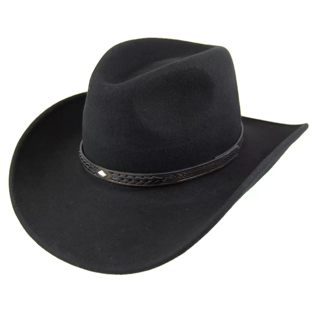Chapeaux De Cowboy | Chapeaux De Cowboy^Jaxon & James Chapeau de Cowboy Comanche noir JAXON & JAMES