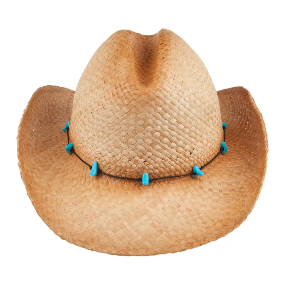 Chapeaux Été | Chapeaux De Paille^sur la tête Chapeau de Cowboy en Paille Calamity Cattleman naturel SUR LA TÊTE