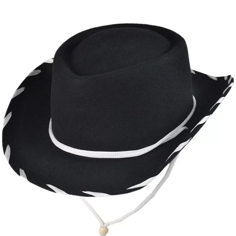 Garçons | Chapeaux De Cowboy^Jaxon & James Chapeau de Cowboy Enfant noir-blanc JAXON & JAMES