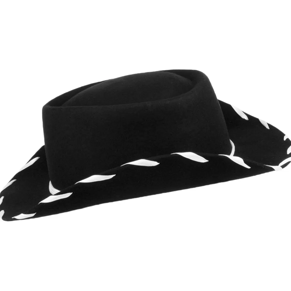 Garçons | Chapeaux De Cowboy^Jaxon & James Chapeau de Cowboy Enfant noir-blanc JAXON & JAMES