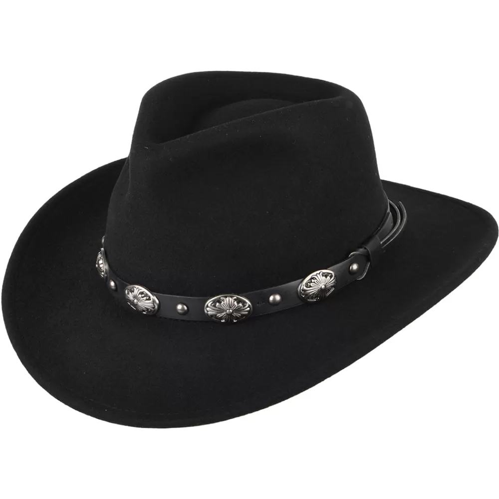 Grandes Tailles | Chapeaux De Cowboy^Jaxon & James Chapeau de Cowboy Tombstone noir JAXON & JAMES