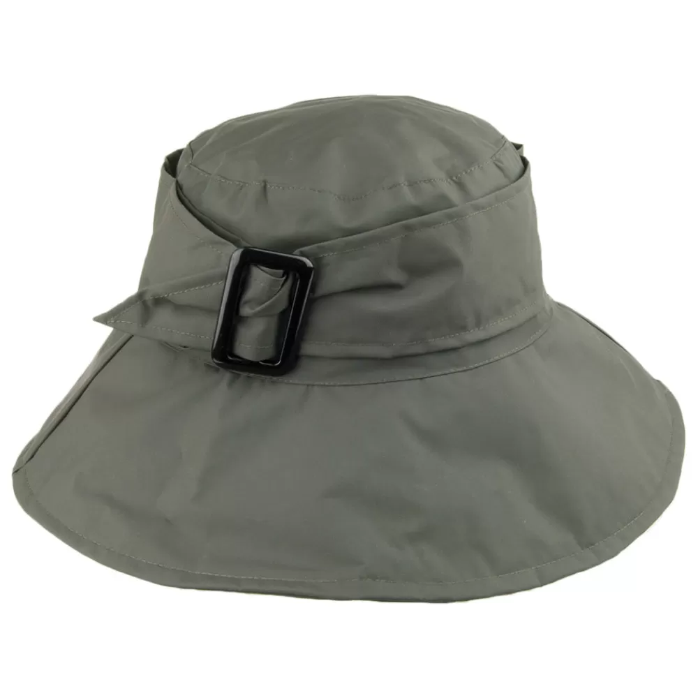 Chapeaux De Pluie | Chapeaux Bob^Whiteley Chapeau de Pluie Hydrofuge avec Boucle olive